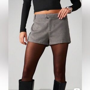 Missguided High Waist Gray Women's Shorts